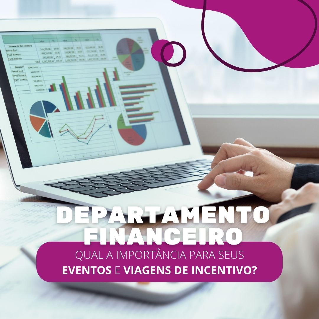 O departamento financeiro para seus eventos